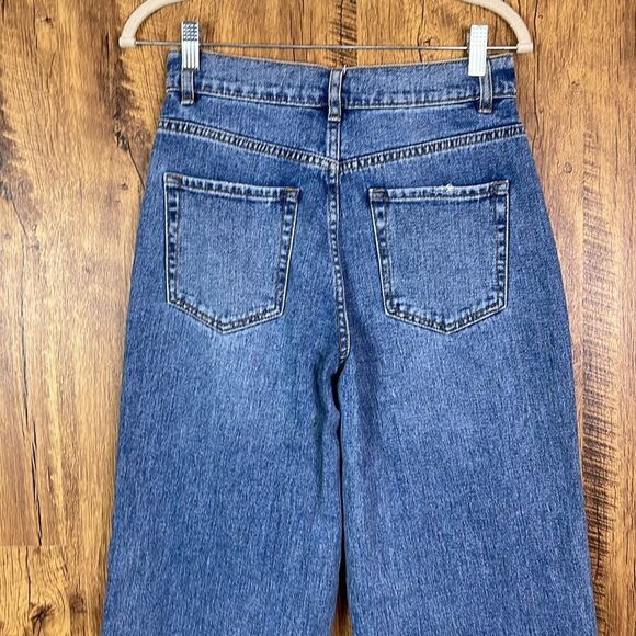 PacSun Button fly Baggy Jeans, Distressed, size 28, medium blue wash - Picture 8 of 11